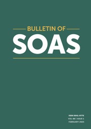 Bulletin of SOAS